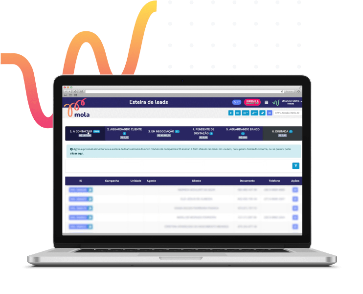 Teste gratis o mola vendas min